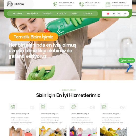 Temizlik Firması Web Sitesi-5